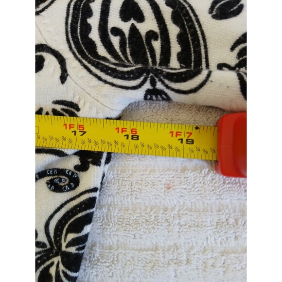 Perrs New York Women’s Black White Cardigan Sweater Beaded Design Size M - Picture 12 of 16